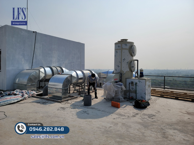 Construction of exhaust gas treatment system