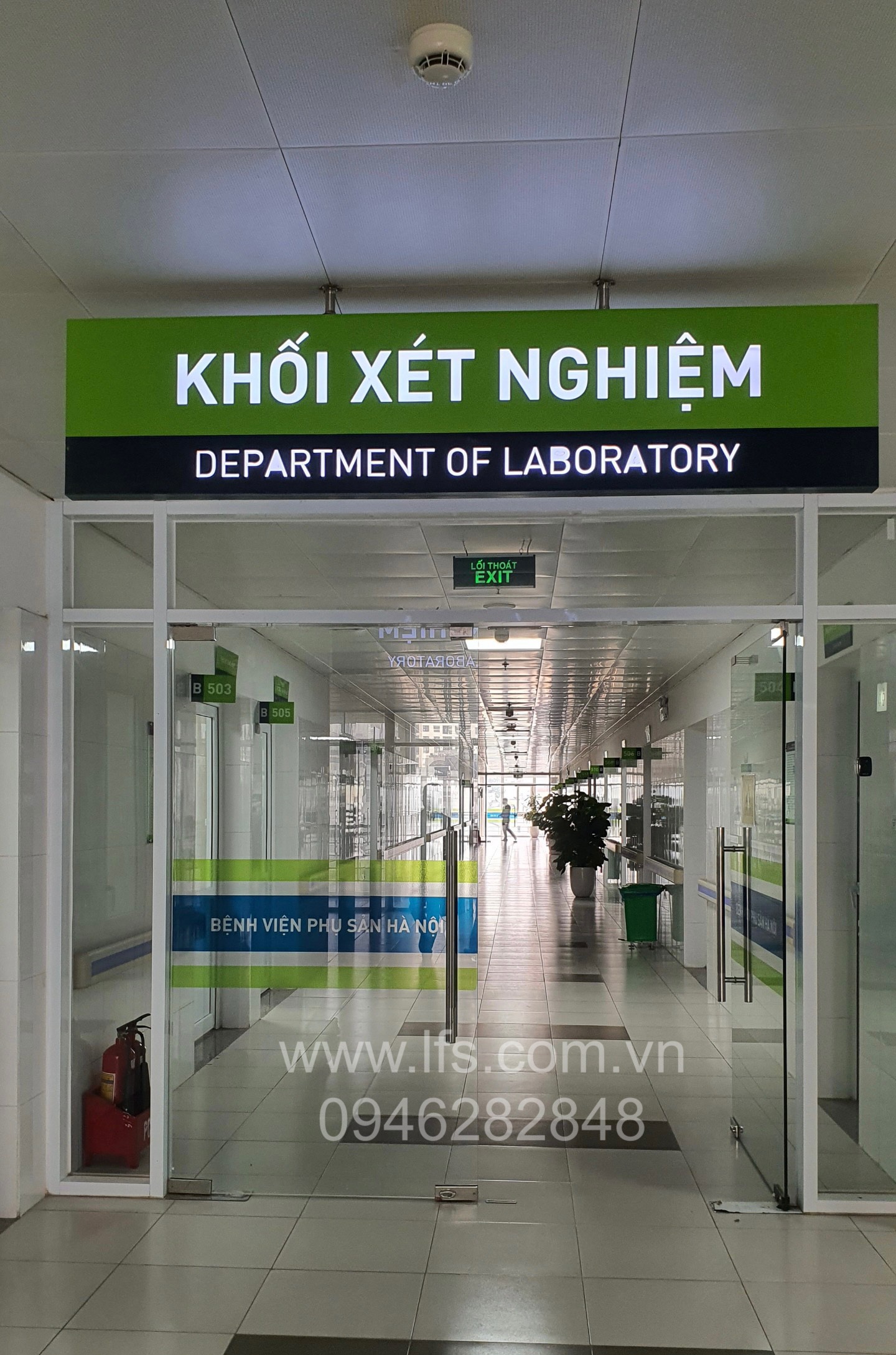 Phòng sạch An toàn sinh học tại Bệnh viện Phụ sản Hà Nội
