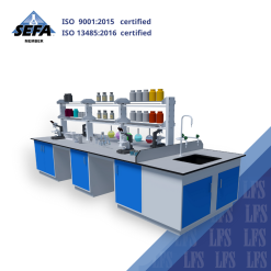 bàn thí nghiệm hộc liền khung