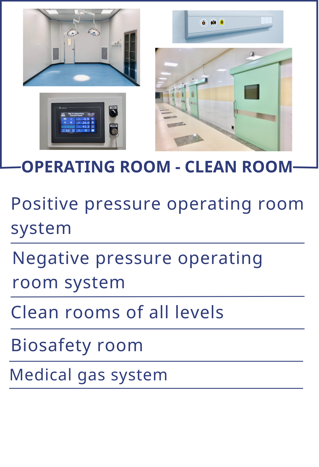 Operating room - Clean room